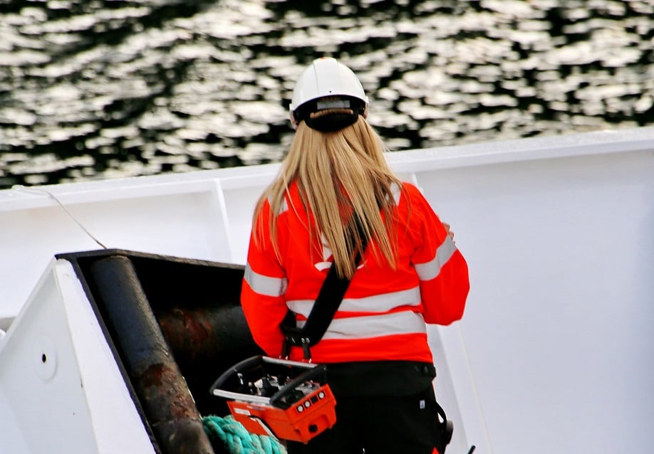 Female seafarer