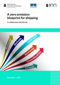 Cover of the zero emission blueprint report
