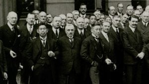 Delegates at the first ICS meeting, 1921